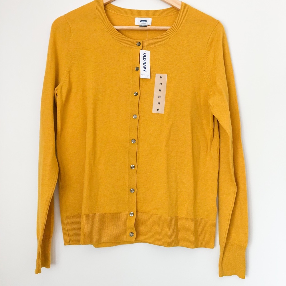 NWT Golden yellow cardigan